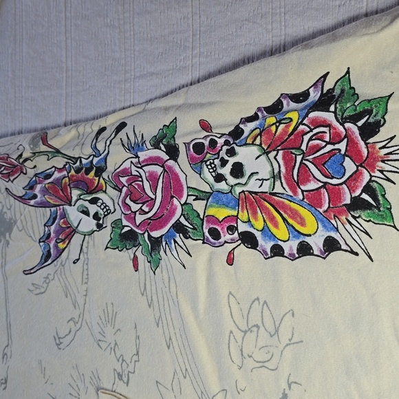 Ed Hardy Women's Phoenix Long Sleeve Top Size Small - Picture 11 of 11